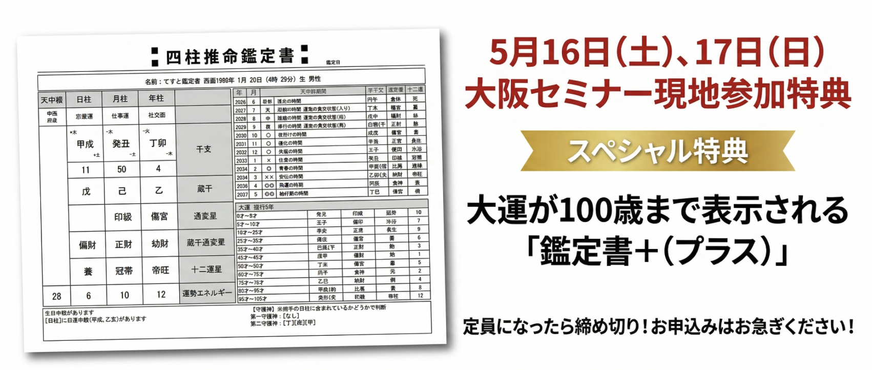 鑑定書＋（プラス）